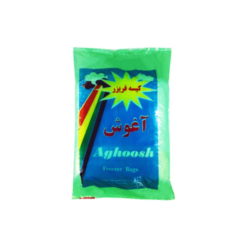 کیسه فریزر آغوش سایز ۲۵×۱۸ | وزن یک کیلوگرم، بسته اقتصادی